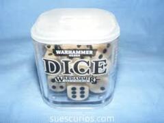 Warhammer Dice - White 65-36